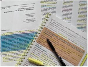 Figure 1: A photograph of how Hannah interpreted her reading text prior to the increase in virtual and hybrid learning in 2020 (Morley, H, 2021)