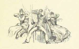 British Library digitised image from page 51 of "Drawing-Room Plays. Selected and adapted from the French by Lady Adelaide Cadogan. Illustrated by E. L. Shute, etc"